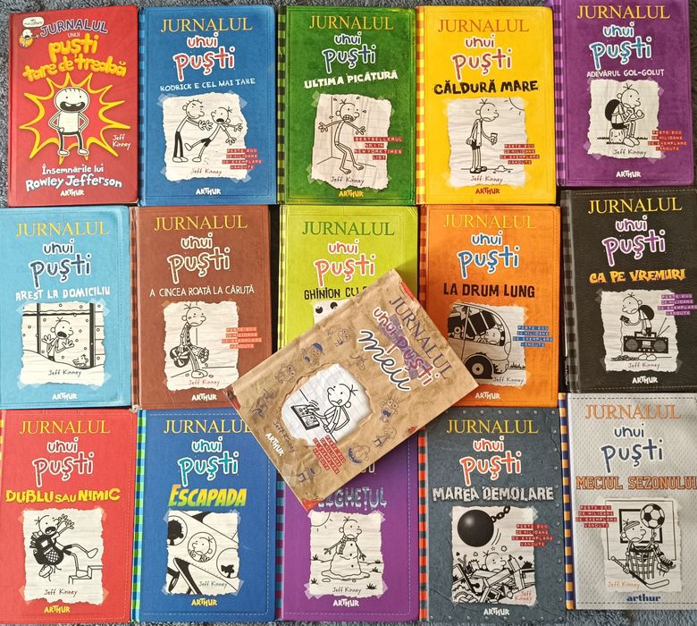 Jurnalul unui puști  volumele 1-14,16 și Jurnalul Meu