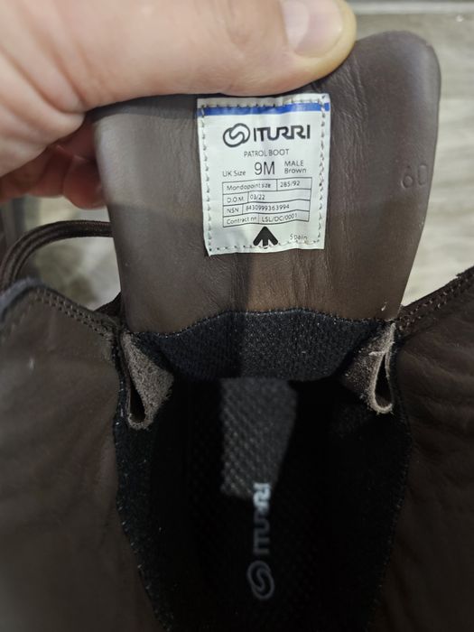 Bocanci militari İturri nr 43, dimensiune talpic 28 cm