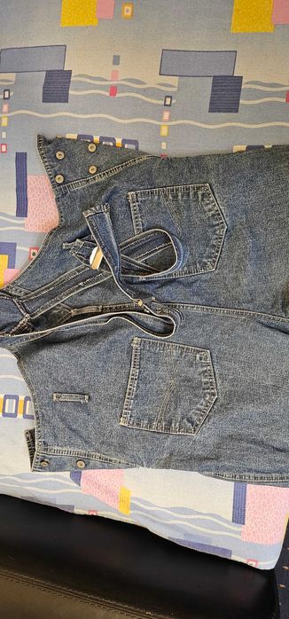 salopeta de blug cu bretele