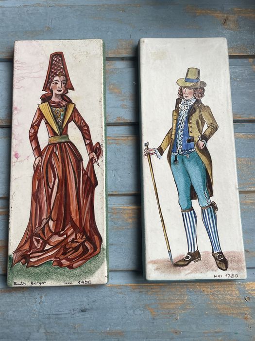 Placi ceramice pictate manual Ruth Berger