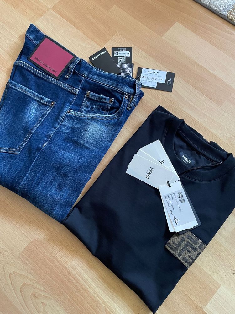 DSQUARED2 slim fit blue jeans