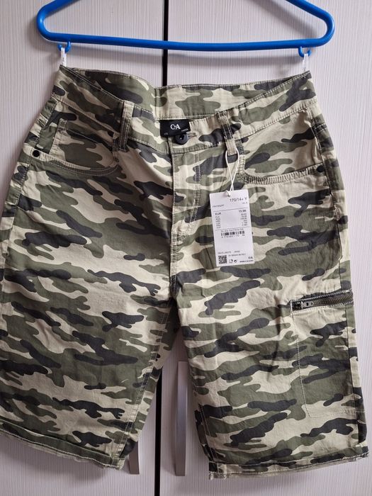 Pantaloni scurți de camuflaj, pentru băieți