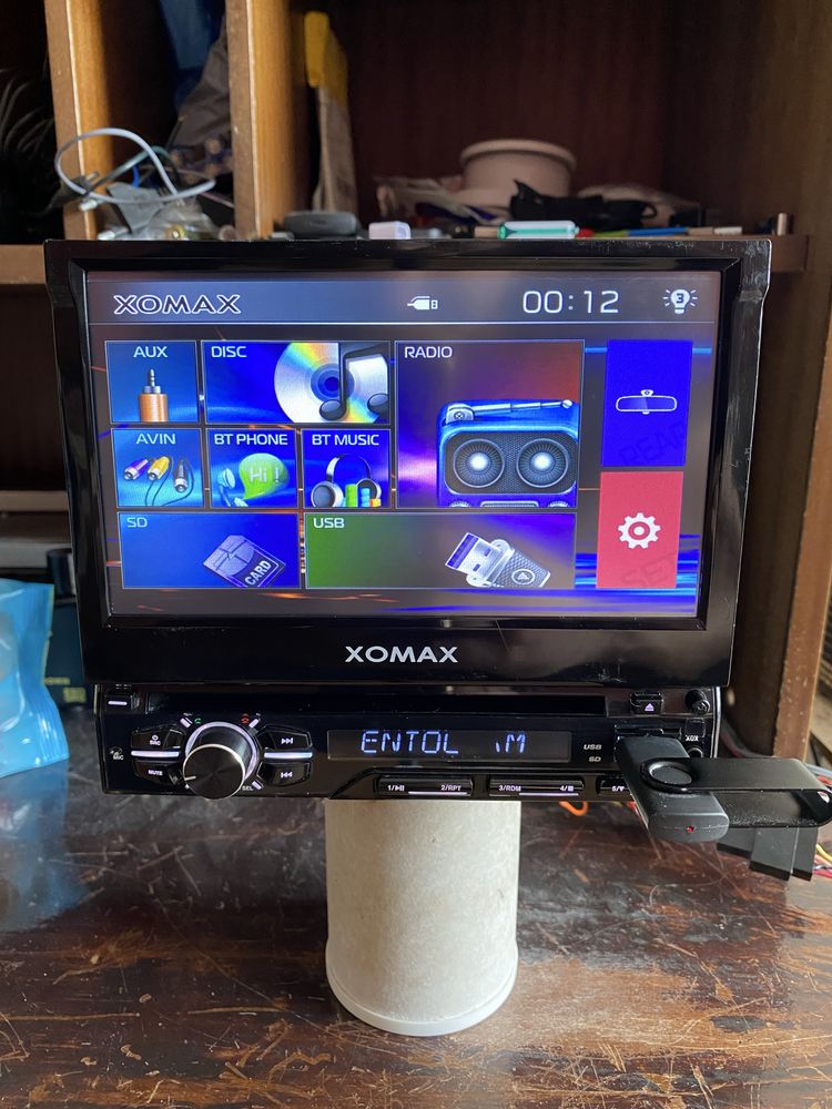XOMAX (Germany) -DVD BLUETOOTH USB CD mp3 плеър за кола сд радио
