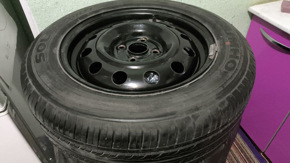 Шины с железным диском