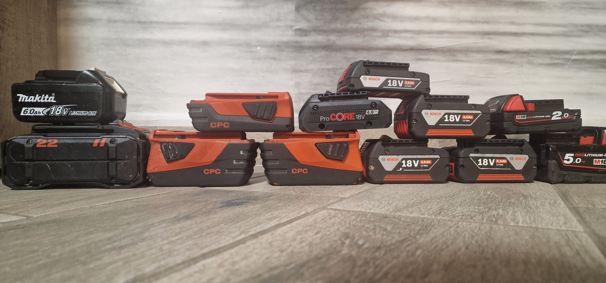 Батерии Bosch Makita Milwaukee Hilti Procore