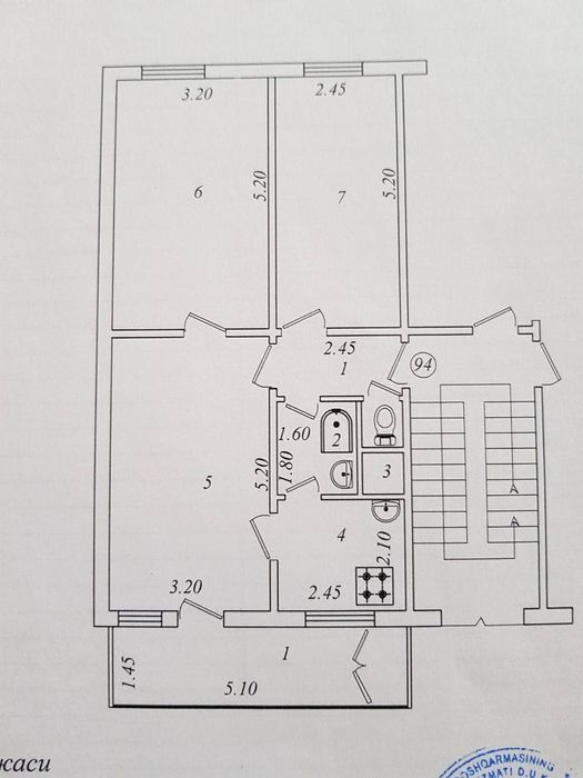 Юнусабад 15 квартал 3/3/4 балкон 1,5х6 метро Туркестан