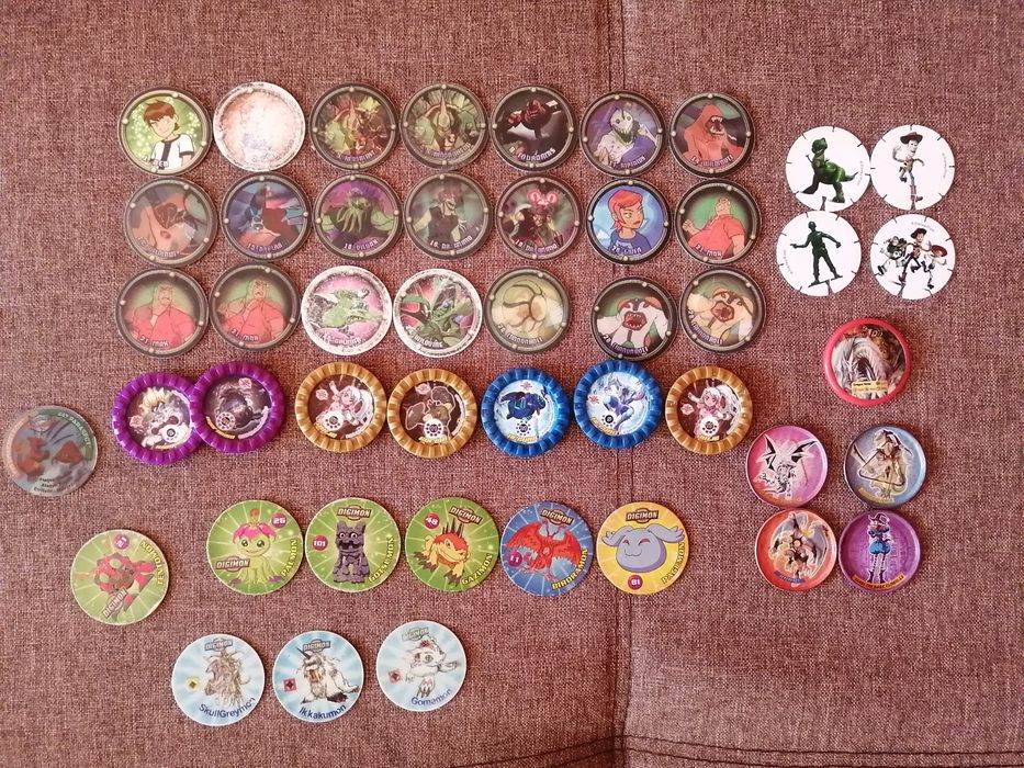 Продавам тазо/tazo на Pokemon, Yu-Gi-Oh, Marvel и други - Chipocao