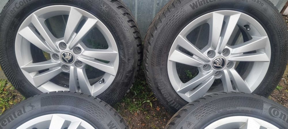 jante originale skoda fabia, skoda rapid, anvelope de iarna 185/60/15