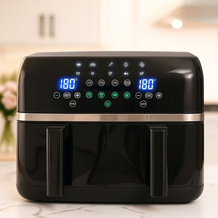 Двоен Air fryer T&G BEST COOKING 32847A0 - отделни LED дисплеи за всяк