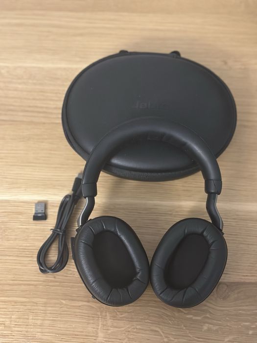 Casti bluetooth wireless Jabra Evolve2 85 ANC gaming conferinte dongle
