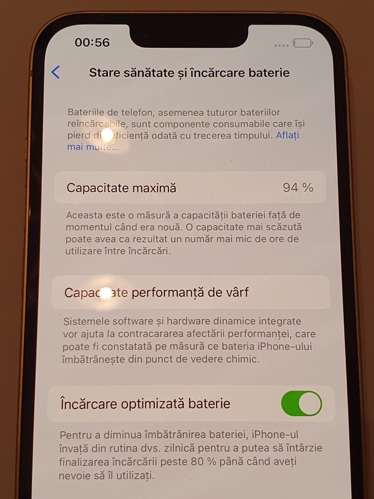 Iphone 14, Yellow, 128gb, liber de retea, 94% sănătate baterie