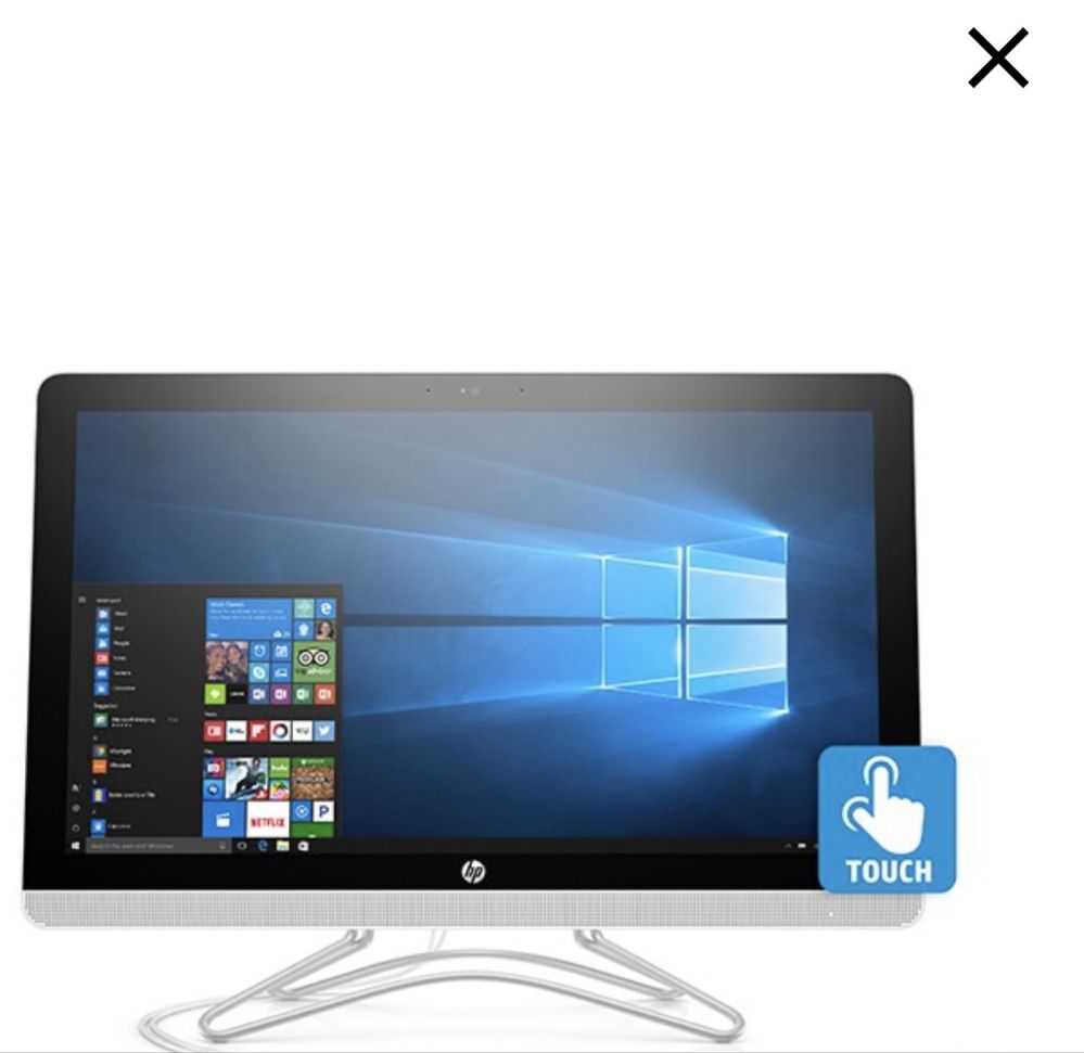 All in One HP touch I5-8250U 8Gb Ram NVIDIA GeForce MX110 2GB