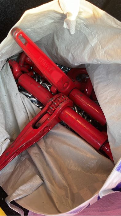 Clichet si lant de ancorare utilaje grele-6m, 2500daN