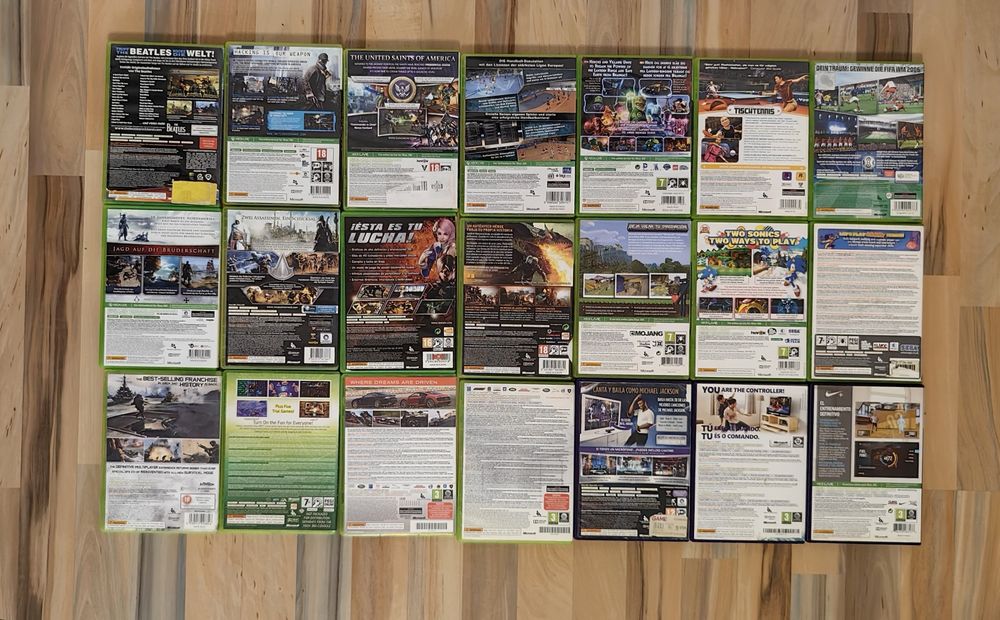 Minecraft Tekken Fifa Motorsport Assasins Beatles Arcade Kinect xbox