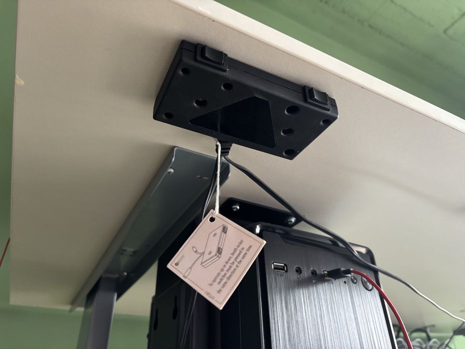 Birou reglabil motor electric 80x160 calitate excelenta - H:70-119 cm