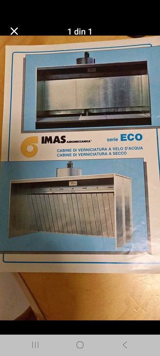 Cabina de vopsit tâmplărie