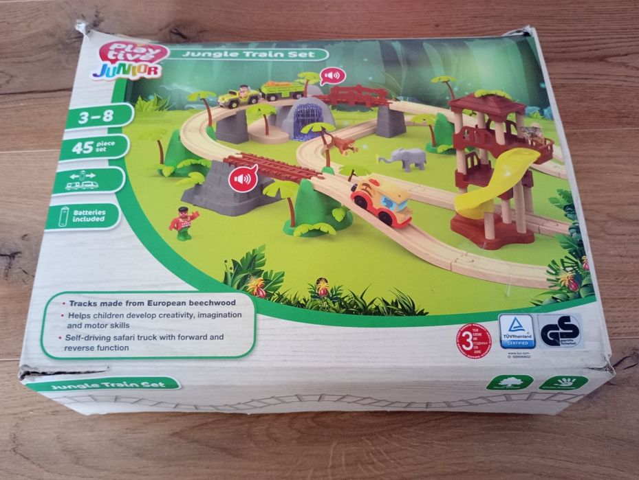 Set trenulet din lemn Playtive Lidl