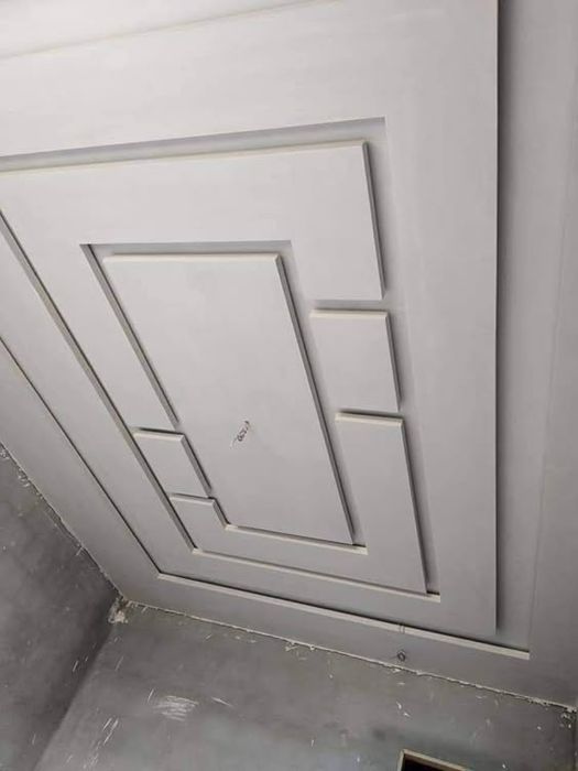 Gipsakarton tunuka fon  ishlari qilamiz.
Devor va patalok qilamiz.
Ish