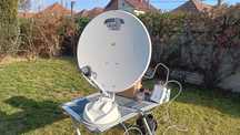 Antena satelit automata marca Teleco model Magicsat Easy