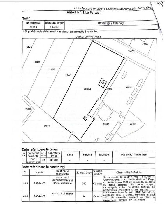 Teren intravilan 10.703 mp + construcții | Sfântu Gheorghe