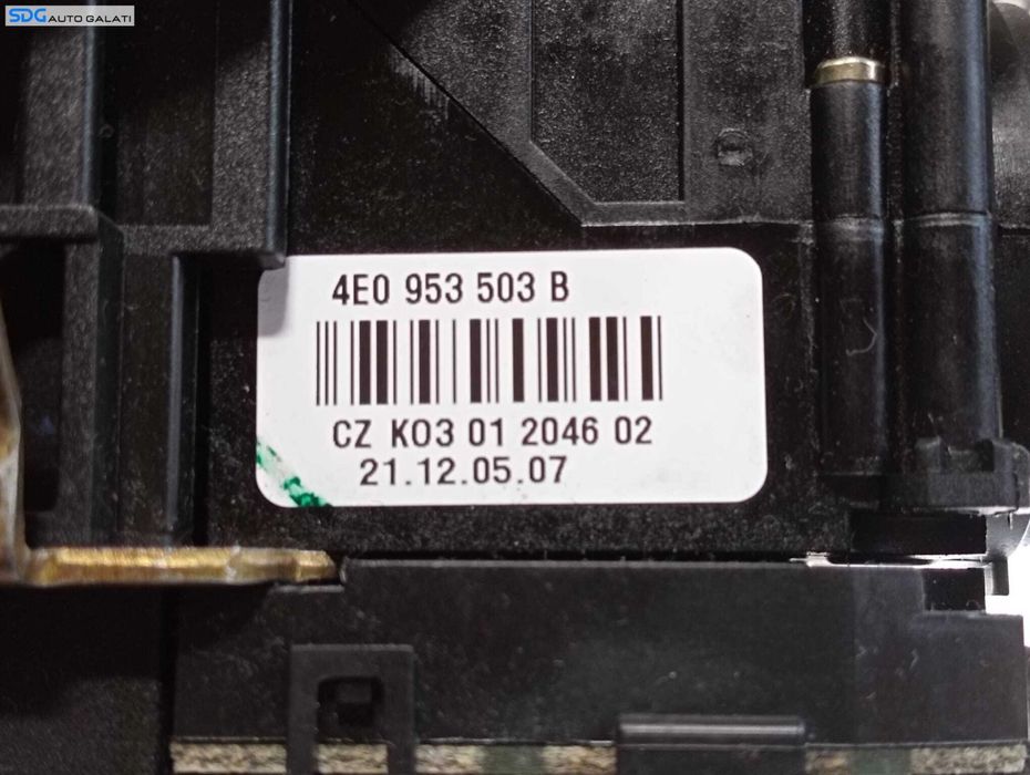 Ansamblu Maneta Manete Bloc Lumini Semnalizare Stergatoare Tempomat Pilot Automat Audi A4 B7 2005 - 2008 Cod 4E0953521 4E0910549 4E0953503B 4E0907129J [M4840]