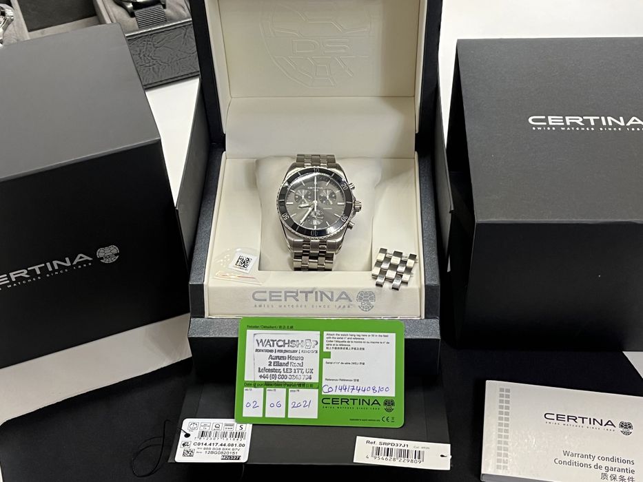 Certina DS First Ceramic Chronograph Titanium