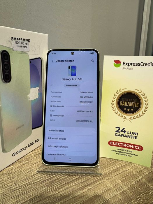 (AG42) Telefon Samsung A36 b.12108 Garantie 2 ani