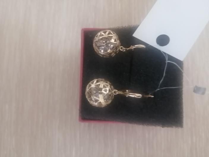 Серьги золото 585 пробы Россия