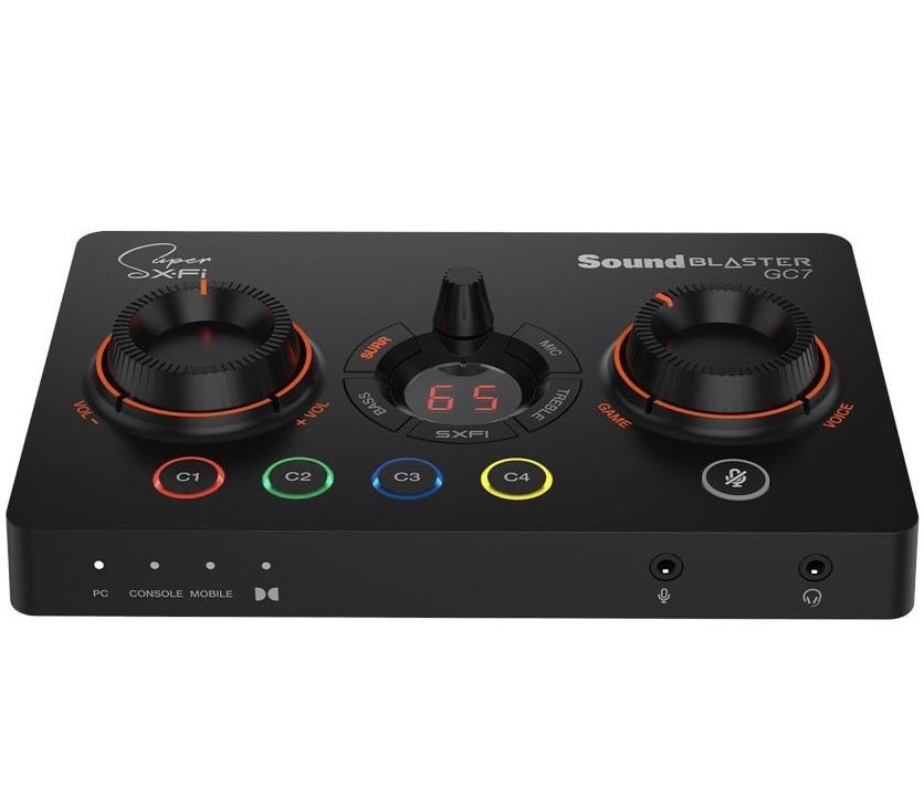 НОВО!!! Външна звукова карта CREATIVE Sound Blaster GC7