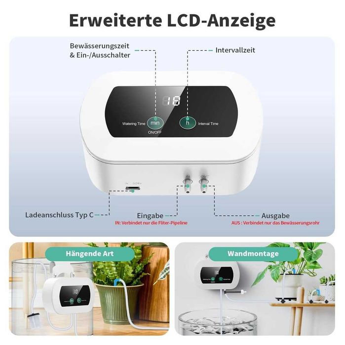 Sistem automat de udare a plantelor
