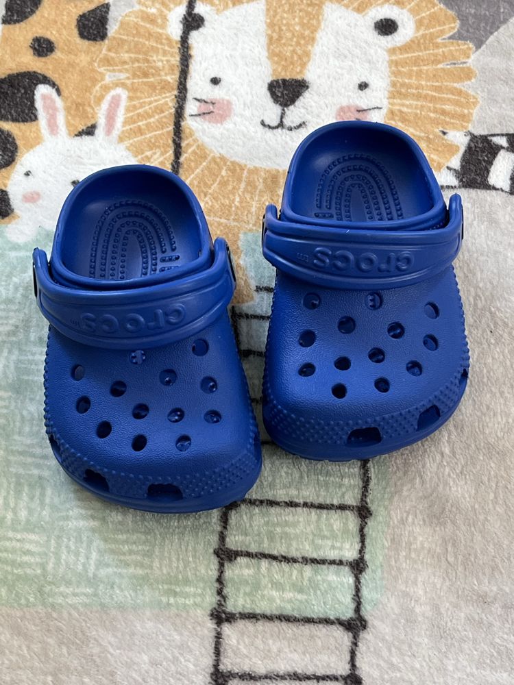 Crocs Littles blue bolt