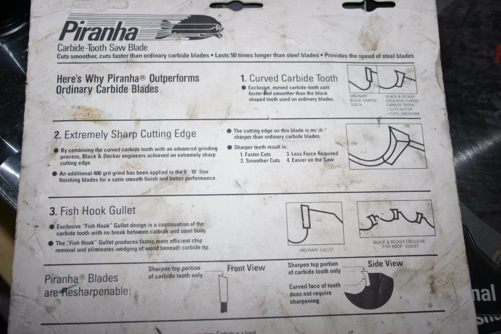Disc circular black deker 8 1/4