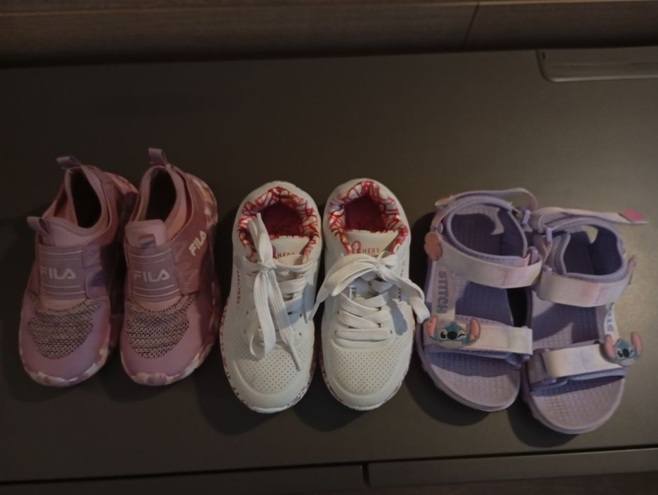 Adidasi fete (Sketchers Uno Hearts/Fila)