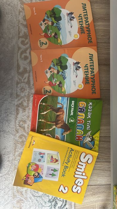 Учебники 2 класс литература,каз яз activity book