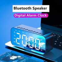 Radio cu ceas digital cu boxa incorporata și bluetooth