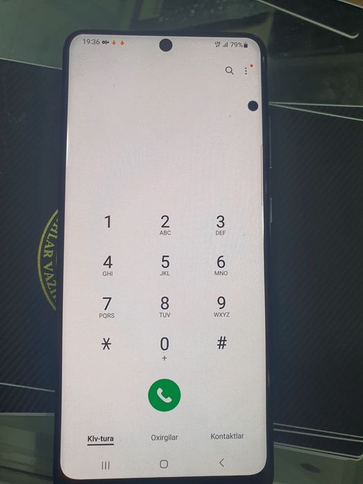 S 20 ultra qora ekranda nuqtasi bor