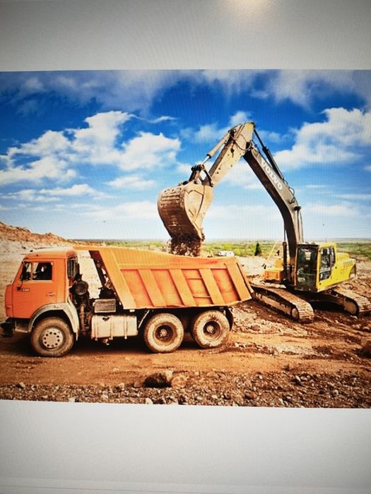 Котлованы, доставка инертных материалов (песок, щебень и прочие)