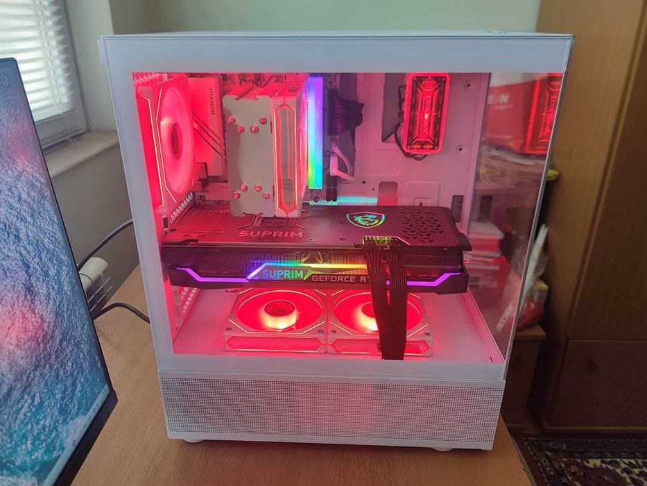 Геймърски компютър, Ryzen 7500F, Rtx 3070, 32gb DDR5, 1tb Nvme, 850W