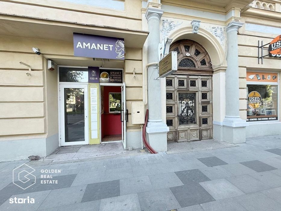 Spatiu comercial ultracentral, ideal pentru schimb valutar/amanet