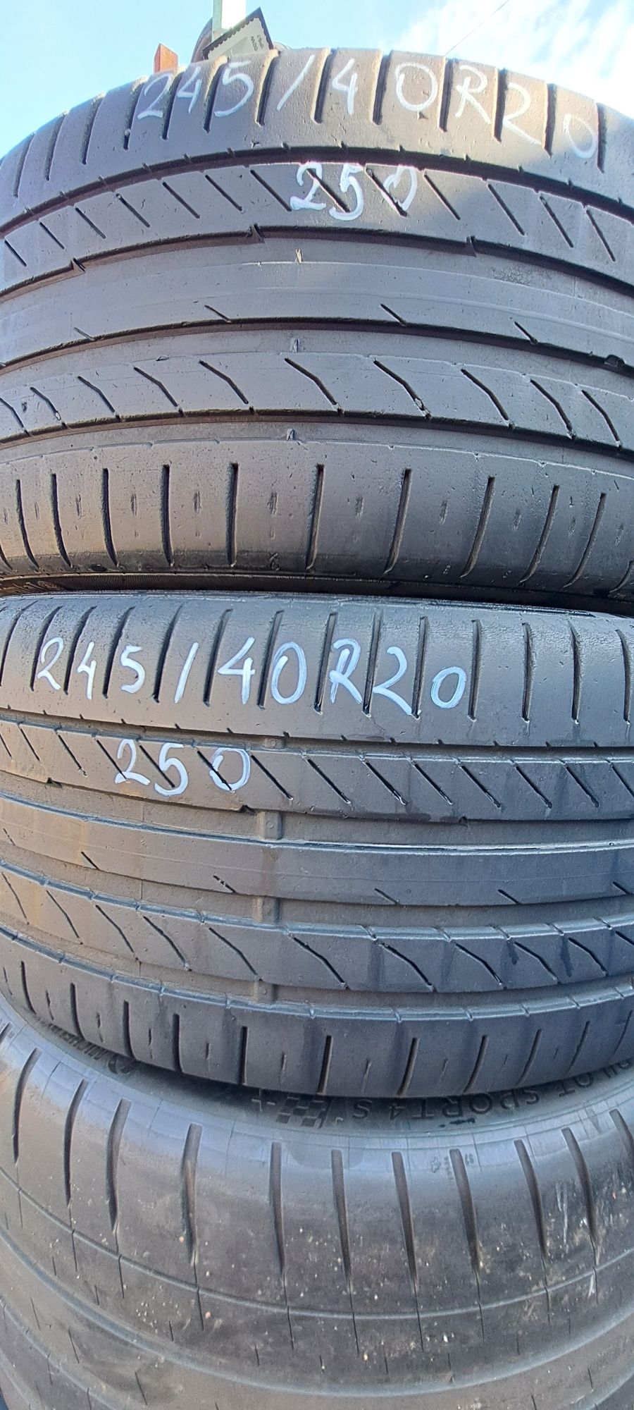 2 anvelope vara 245/40r20 Continental  Montaj Gratuit