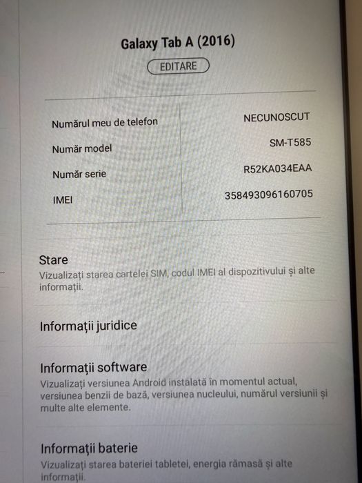 Samsung Galaxy Tab A6/A10.1/T585
