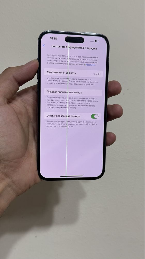 Iphone 14 pro max palasa bor 85 yomkist