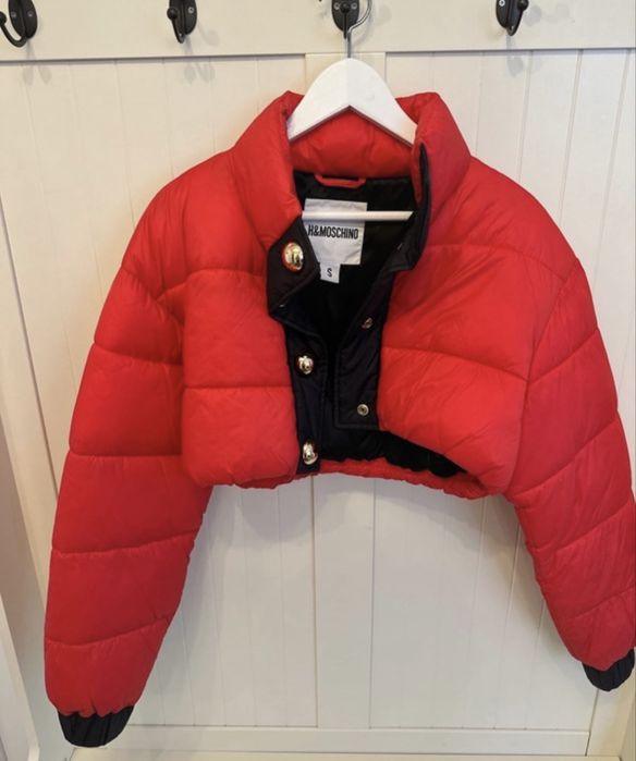 Geaca Moschino crop top originala