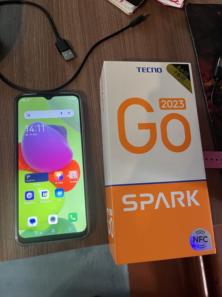 Телефон Tecno spark 2023