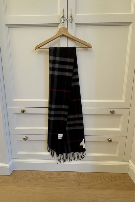 Fular Burberry 100% Casmir Negru