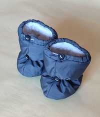 Пинетки зимние, обувь для новорожденных