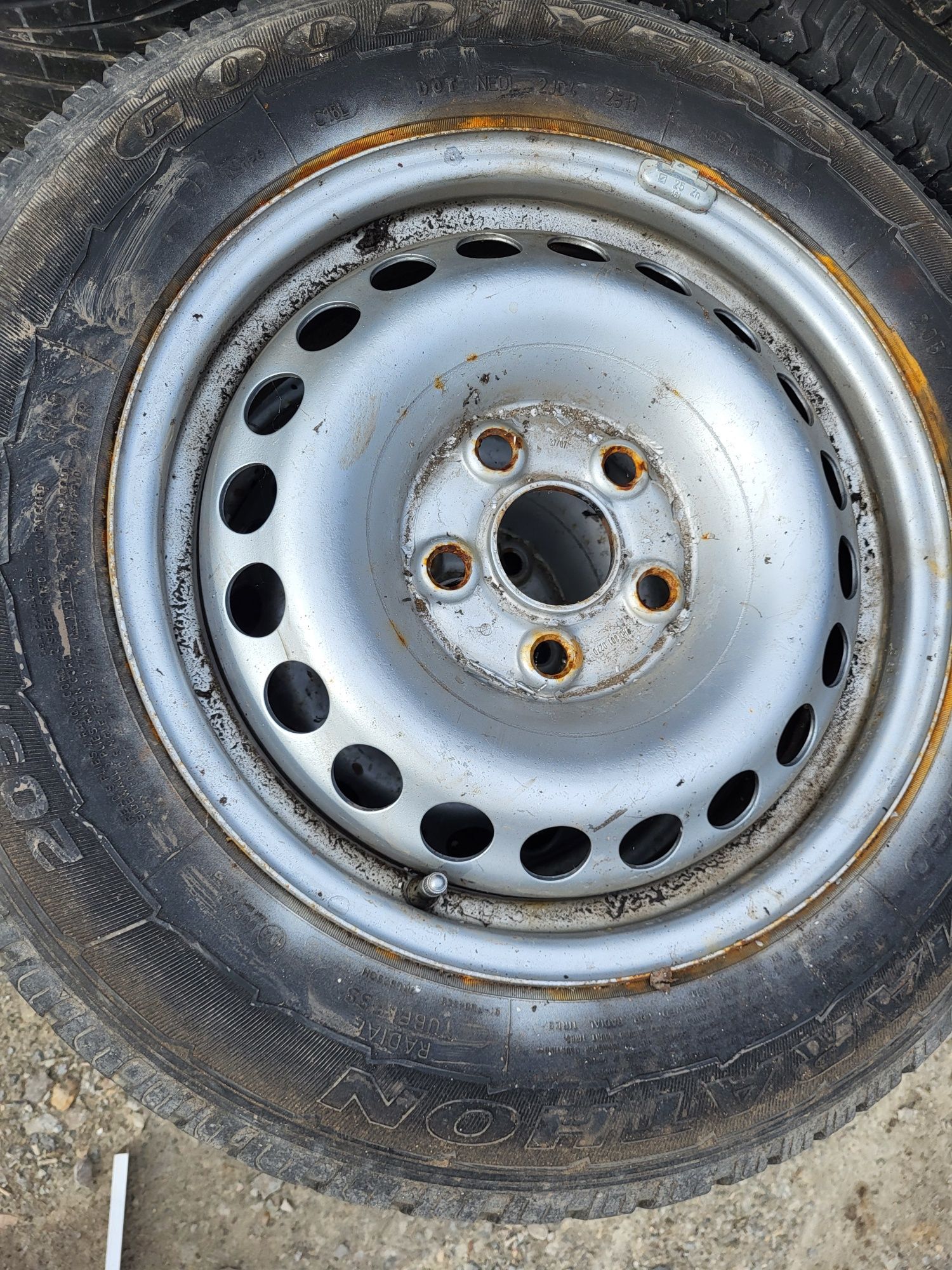 3 бр метални 16 5x120 Vw Transporter T5 метални джанти крик т5 5х120