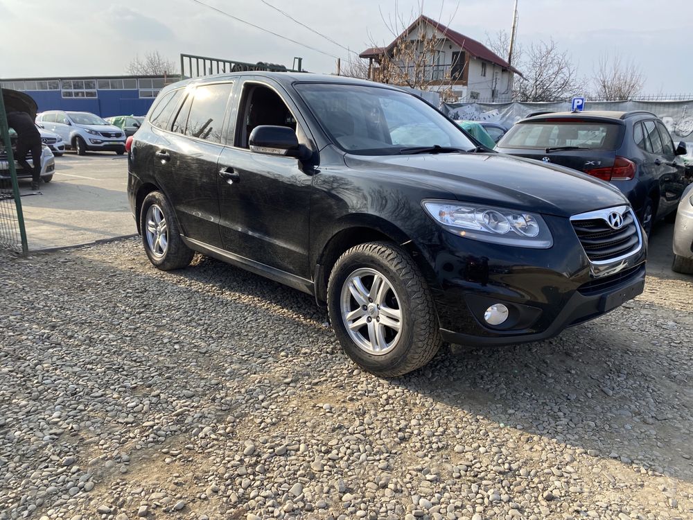 Bară spate completă Hyundai Santa Fe facelift 2011