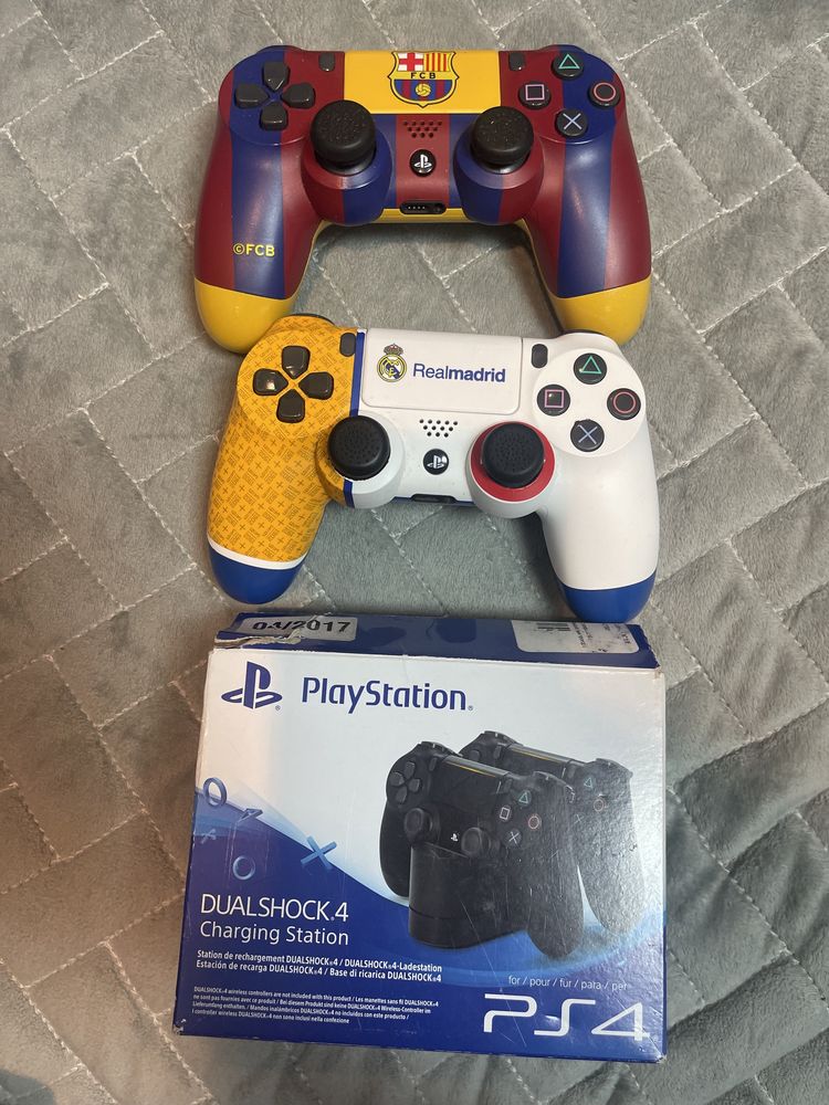 Продам на PS4 зарядную станцию и игры.