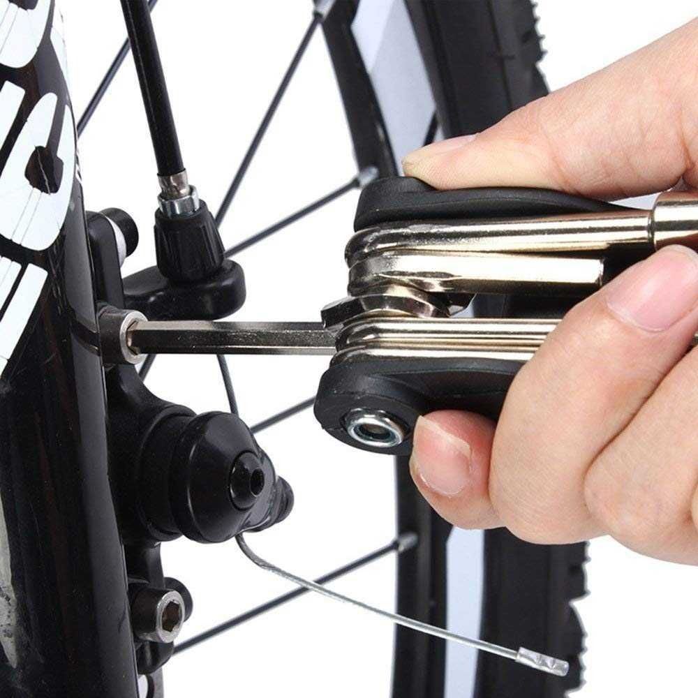 Мултифункционален инструмент ключ за ремонт на  колело, велосипед